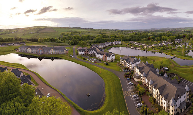 The impressive Auchenlochan Garden Village