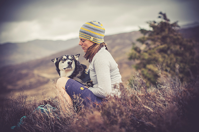 FINDRA's Striped Betty beanie hat,
100% lambswool, piccalilli colourway,
£26; Caddon cowl neck,100%
merino wool, grey marl colourway,
£98; Relaxed fit shorts, French navy
colourway, £90.