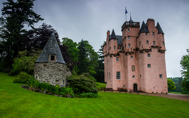 Craigievar Castle is believed to have been the inspiration for Walt Disney’s castle logo