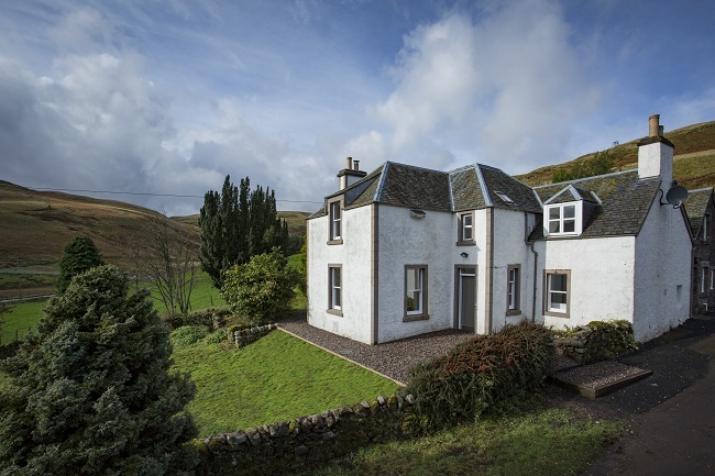 The newly renovated Glenhead Farmhouse