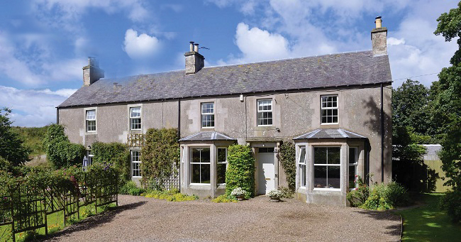 Kirkton Farmhouse enjoys a peaceful position in Roxburghshire