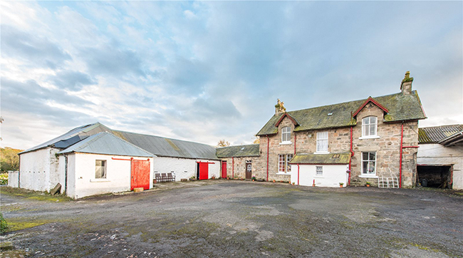 Lochwood Farm near Gartcosh is on the market