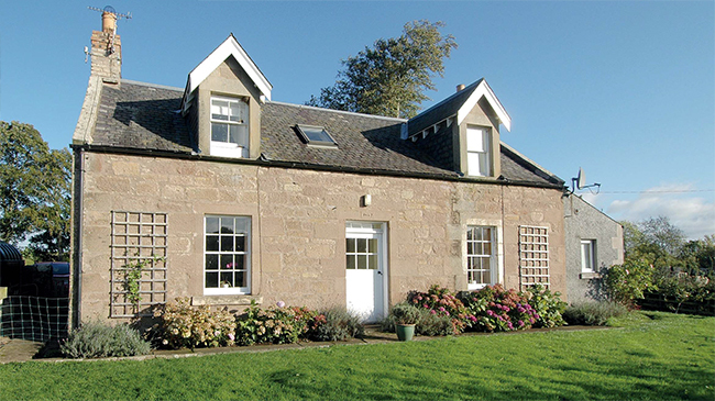 Langbank Farmhouse is nestled amidst fantastic Berwickshire countryside, 