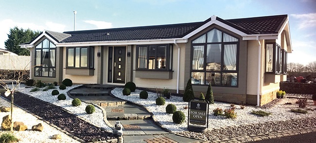 One of the state-of-the-art homes in Red Deer Village near Glasgow