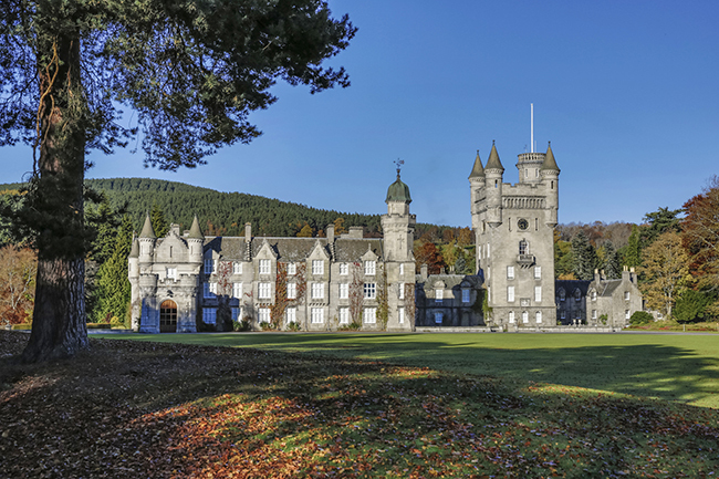 Balmoral Castle in Royal Deeside