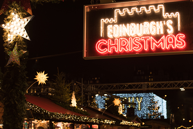 Edinburgh's Christmas markets have topped McCarthy and Stone's poll