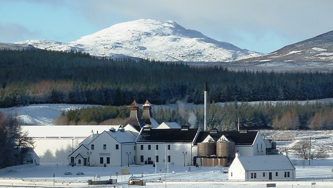 The Dalwhinnie distillery