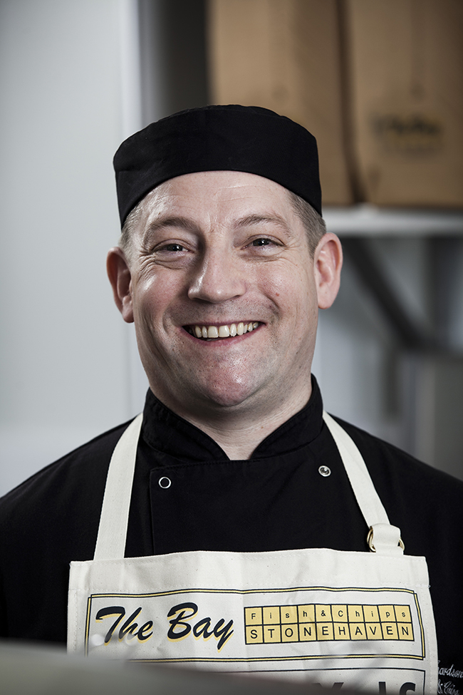 Calum Richardson, chef/owner of The Bay Fish & Chips in Stonehaven