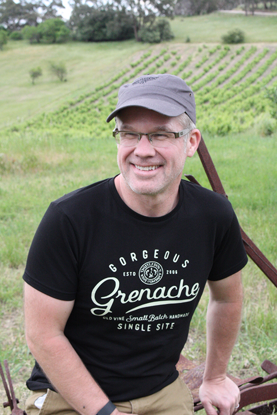 Giles Cooke in Australia's Barossa Valley