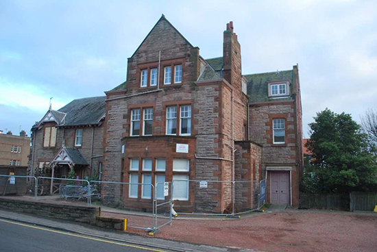 The west wing of the former Bisset’s Hotel in Gullane
