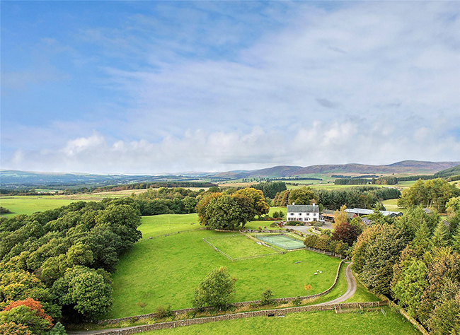 Gilchristland house sits at the end of the long winding drive 