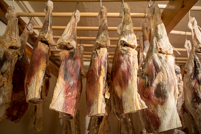 Reestit mutton is a delicacy that is only produced in Shetland