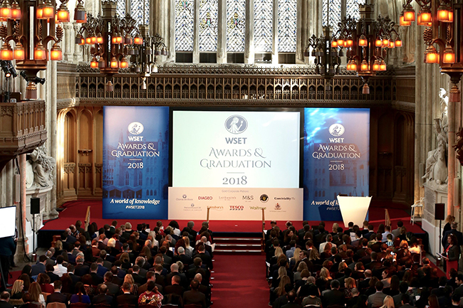 The WSET Awards and Graduation 2018