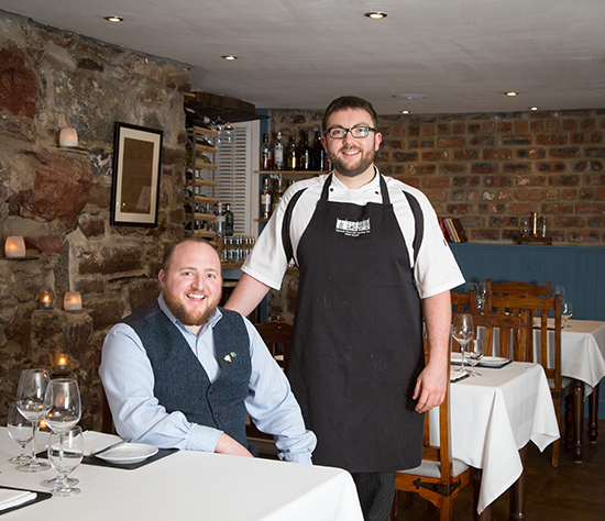 David Lapsley and John McNulty, at the Etive in Oban