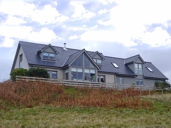 Achaidh offers views over the famous Camusdarach dunes towards the Inner Hebrides and beyond