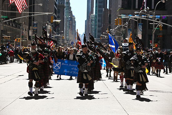 The NYC Tartan Day Parade