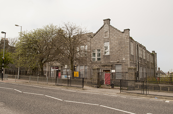 The former Victoria Road School in Aberdeen