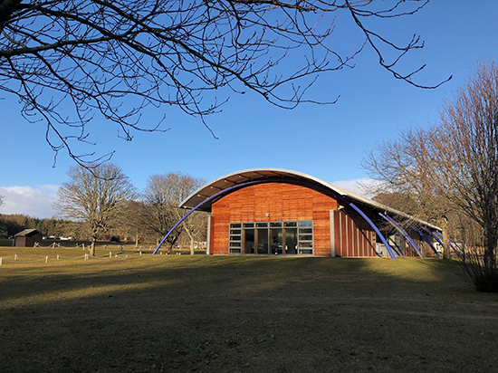 The Blair Castle Caravan Park reception building 