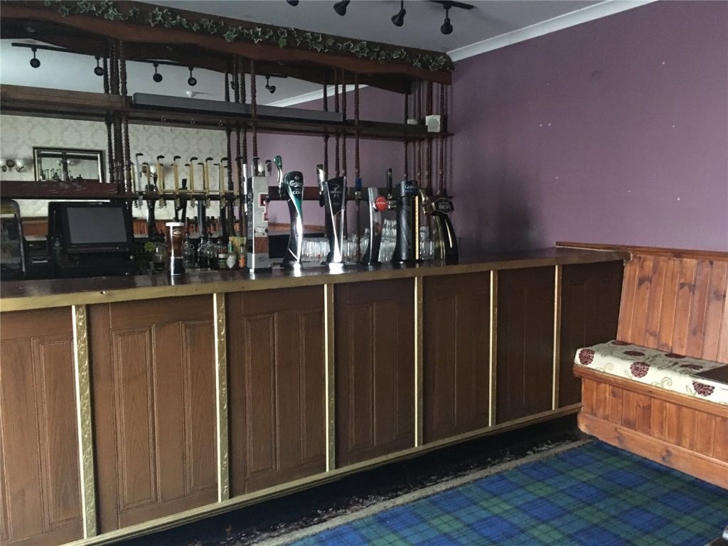 The bar at the Bridge Hotel