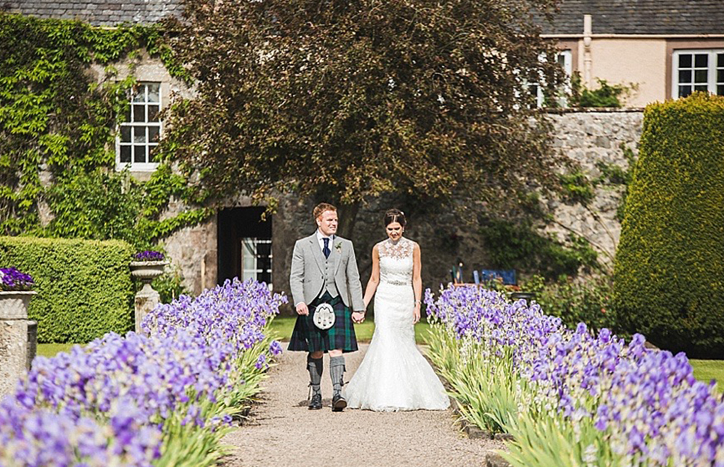 A joyous day at bright and beautiful Myres Castle in Fife