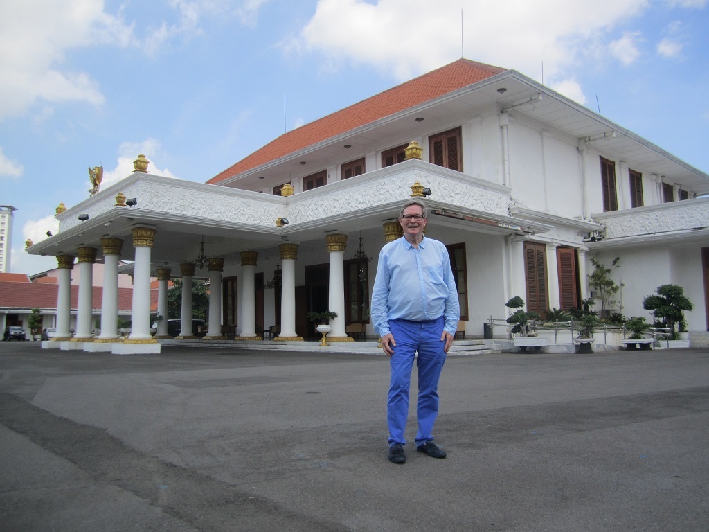 At the Surabaya official residence
