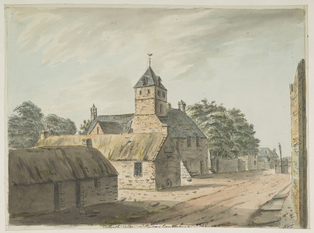 Francis Grose painted this picture of the Tolboot, at Cullen, Banffshire