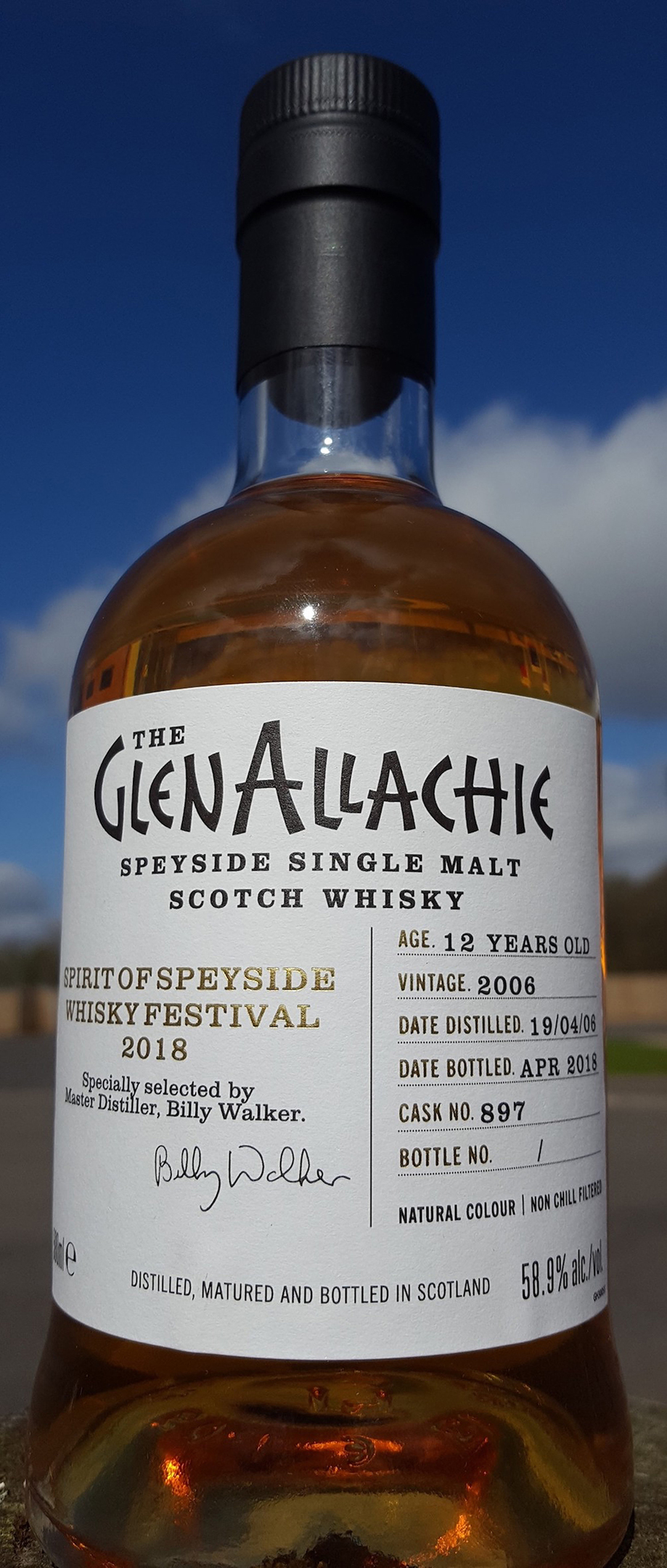 The GlenAllachie special  Speyside bottling