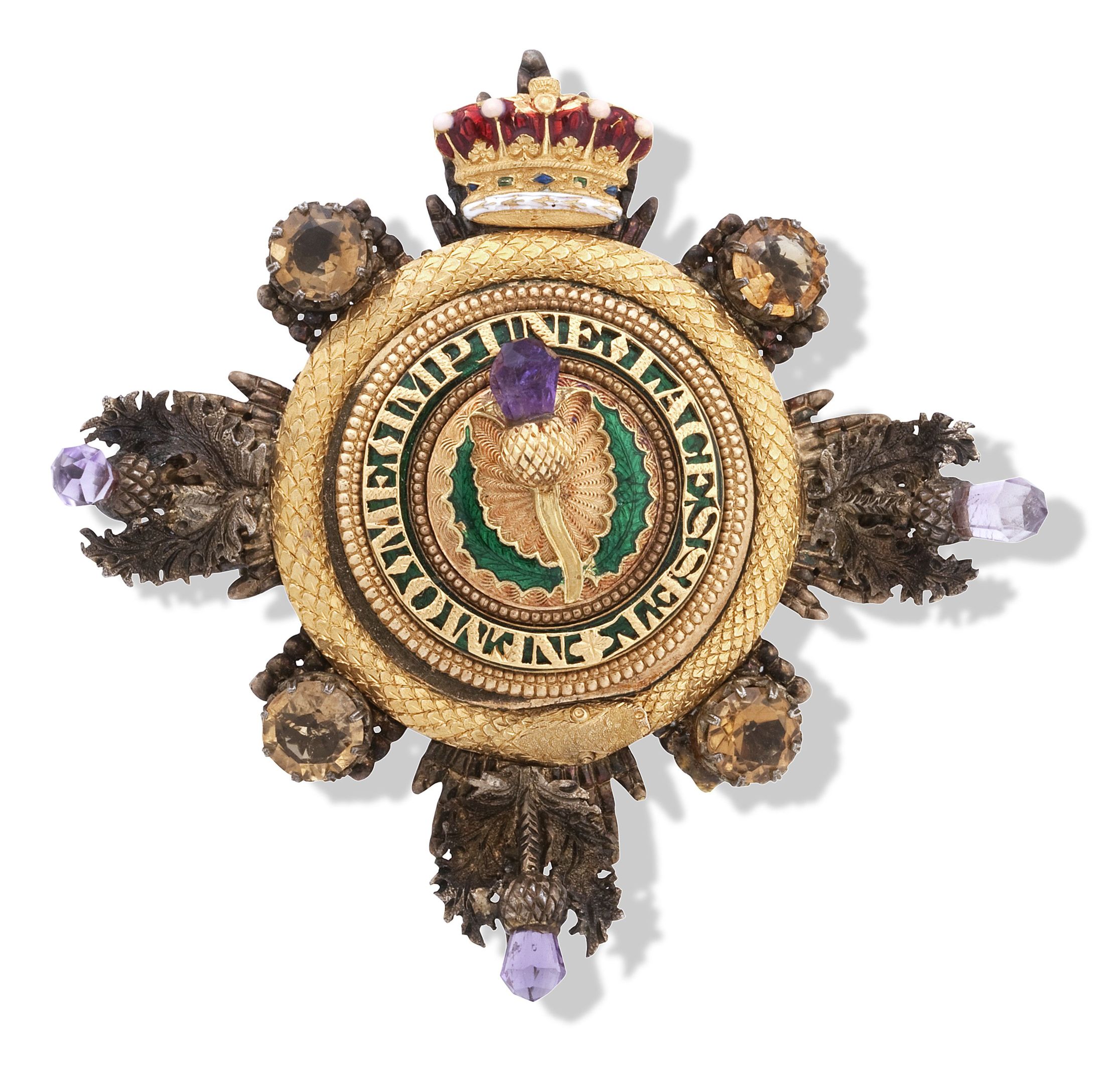  An Order of the Thistle brooch from the 19th century