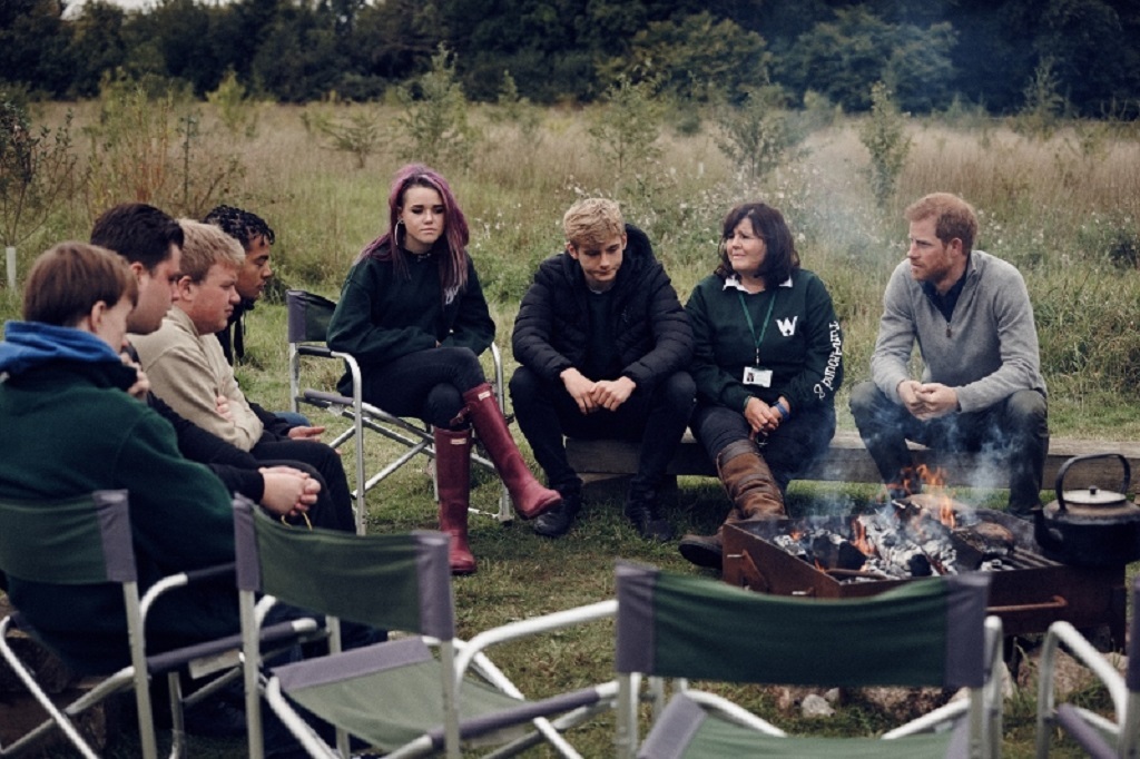 Prince Harry visiting The Wilderness Foundation in September last year