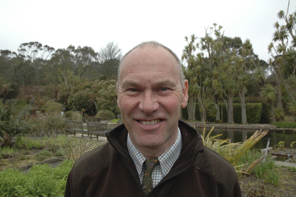 Richard Baines, curator at Logan Botanic Garden