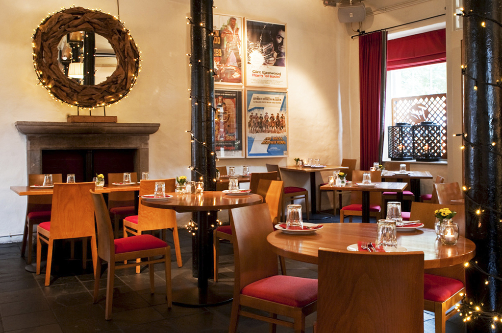 Inside Tapa, at The Shore, Leith