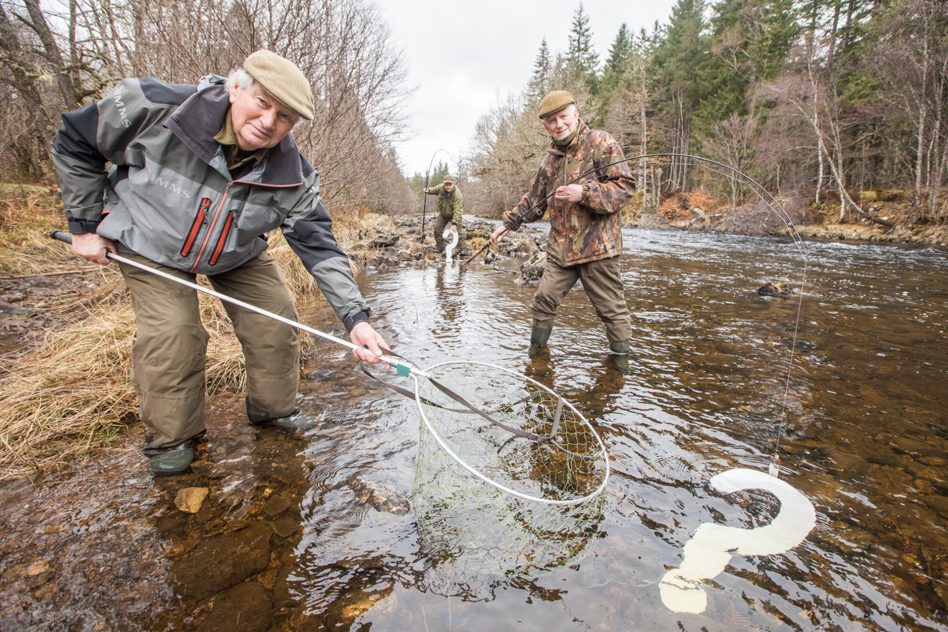 The Missing Salmon Project is launched at the River Garry, Invergarry.