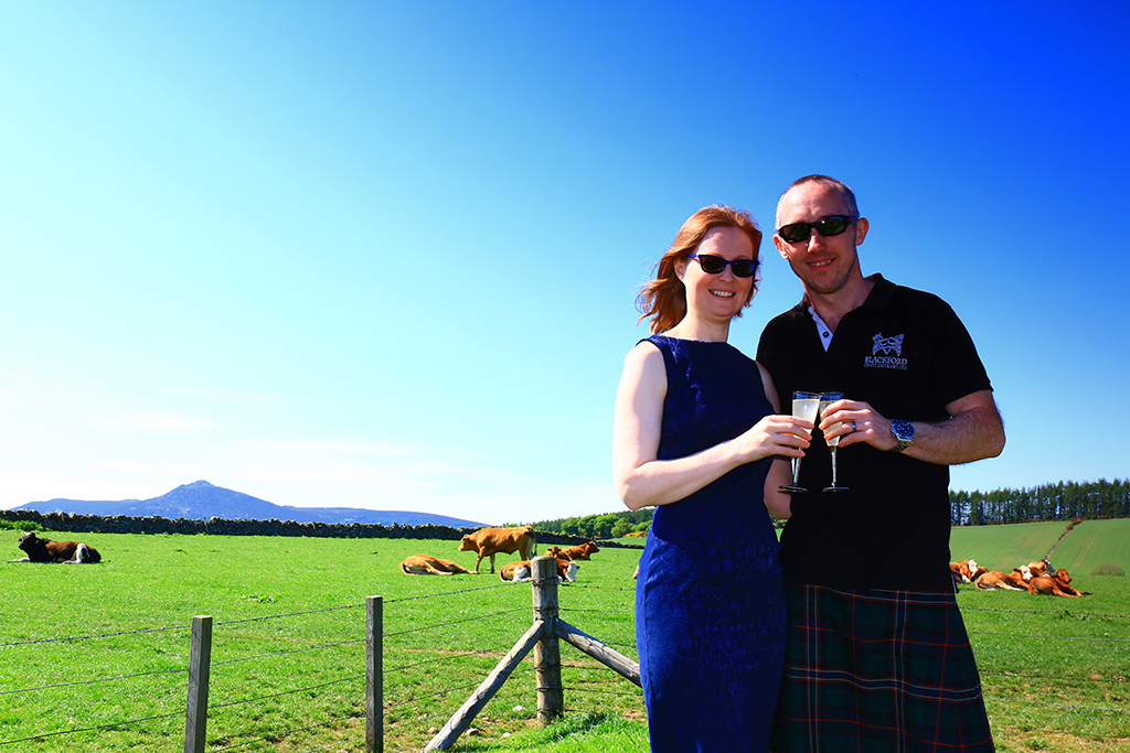 Blackford Craft Distillery co-founders Neil and Katie Sime