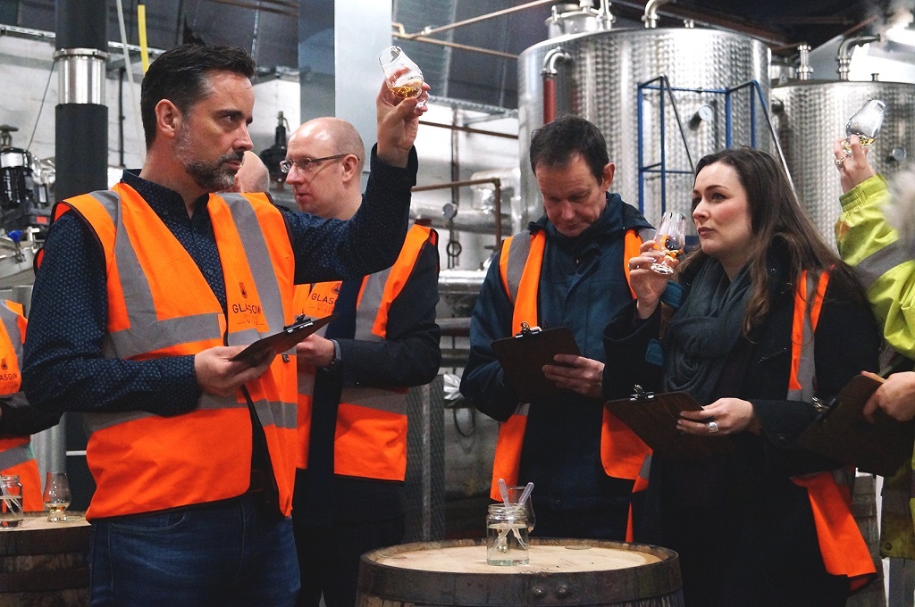 Glasgow locals take part in the first exclusive tasting of 1770 Glasgow Single Malt Whisky