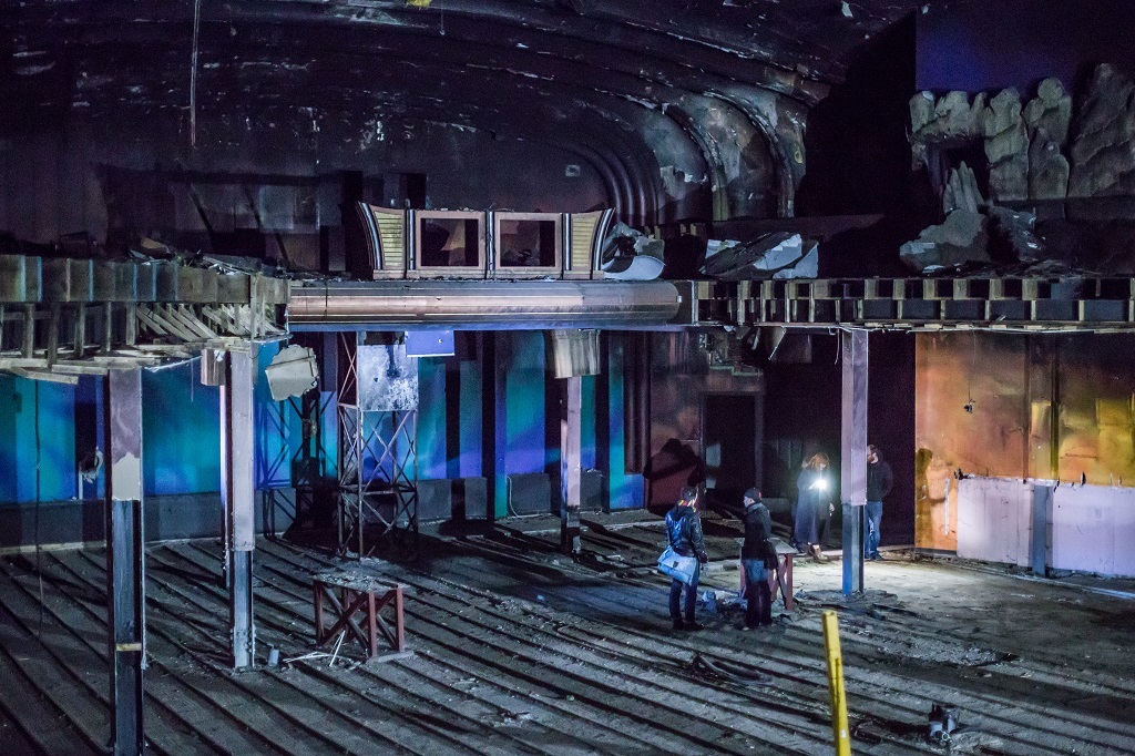 Inside the State Cinema, before the work begins (Photo: Chris Scott)