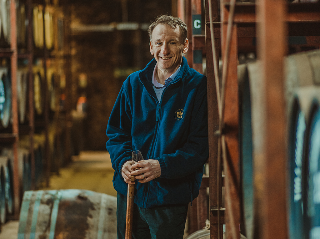 Keith Geddes is the master blender at Tullibardine