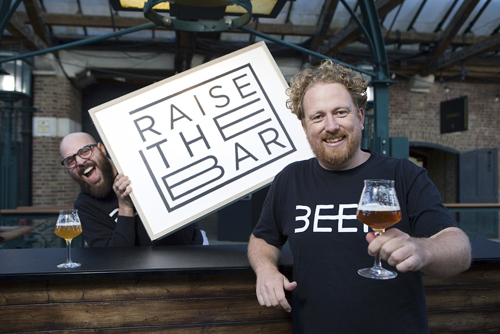 L-R Dan Sylvester and Greg Wells, co-founders of We Are Beer