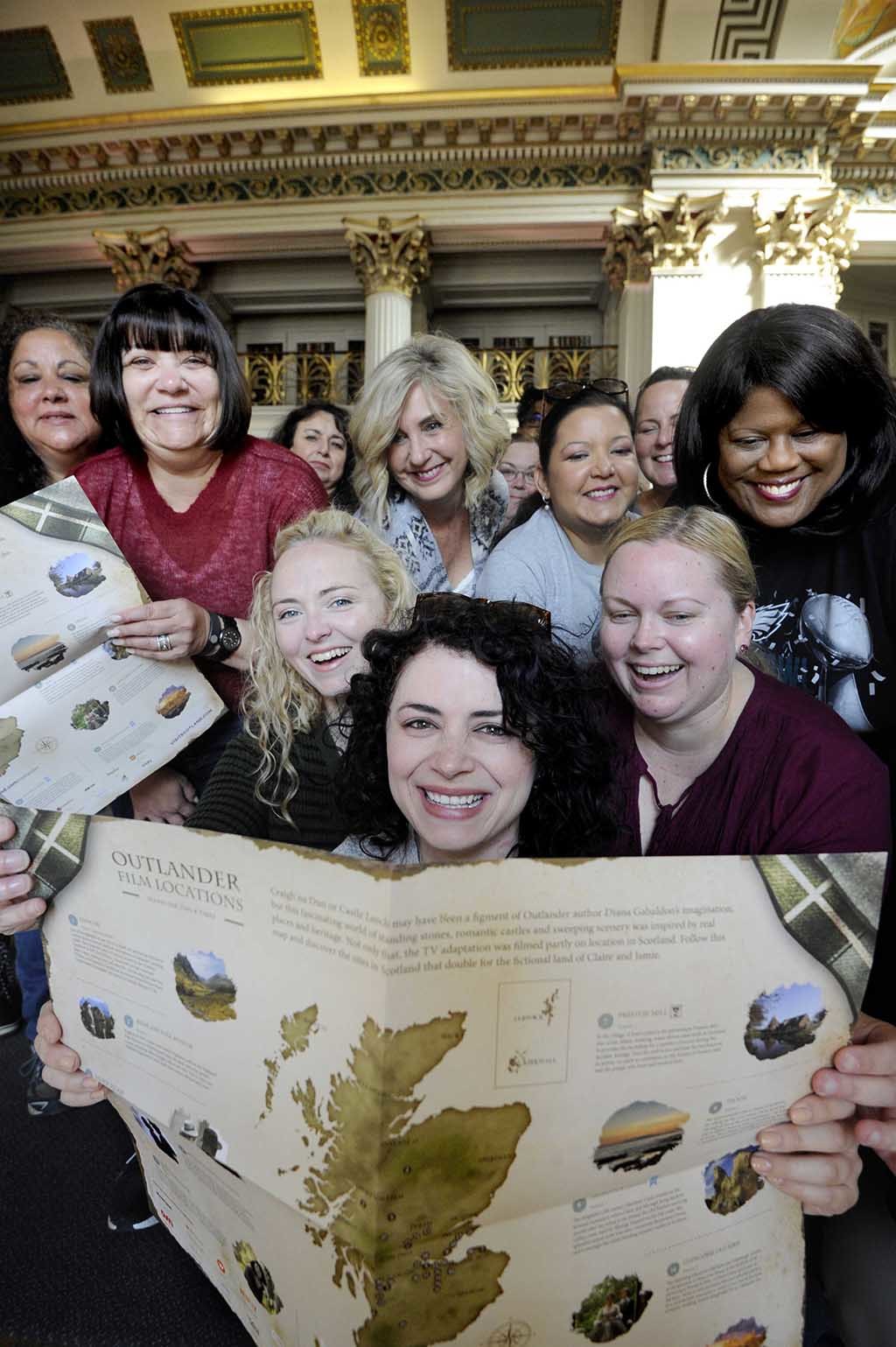 Outlander fans at the Signet Library