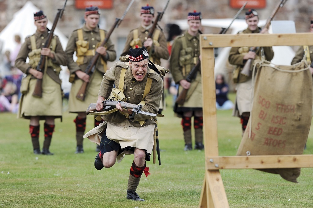 Visitors to Dumbarton Castle will be able to meet people from history