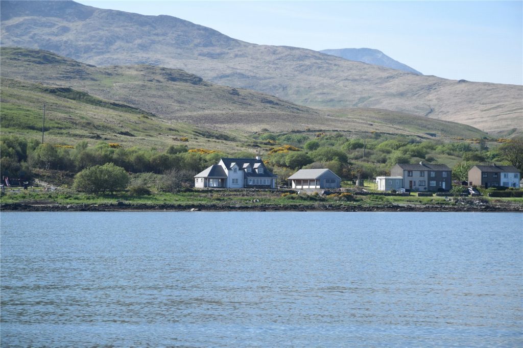 The Boathouse (centre) offers stunning views