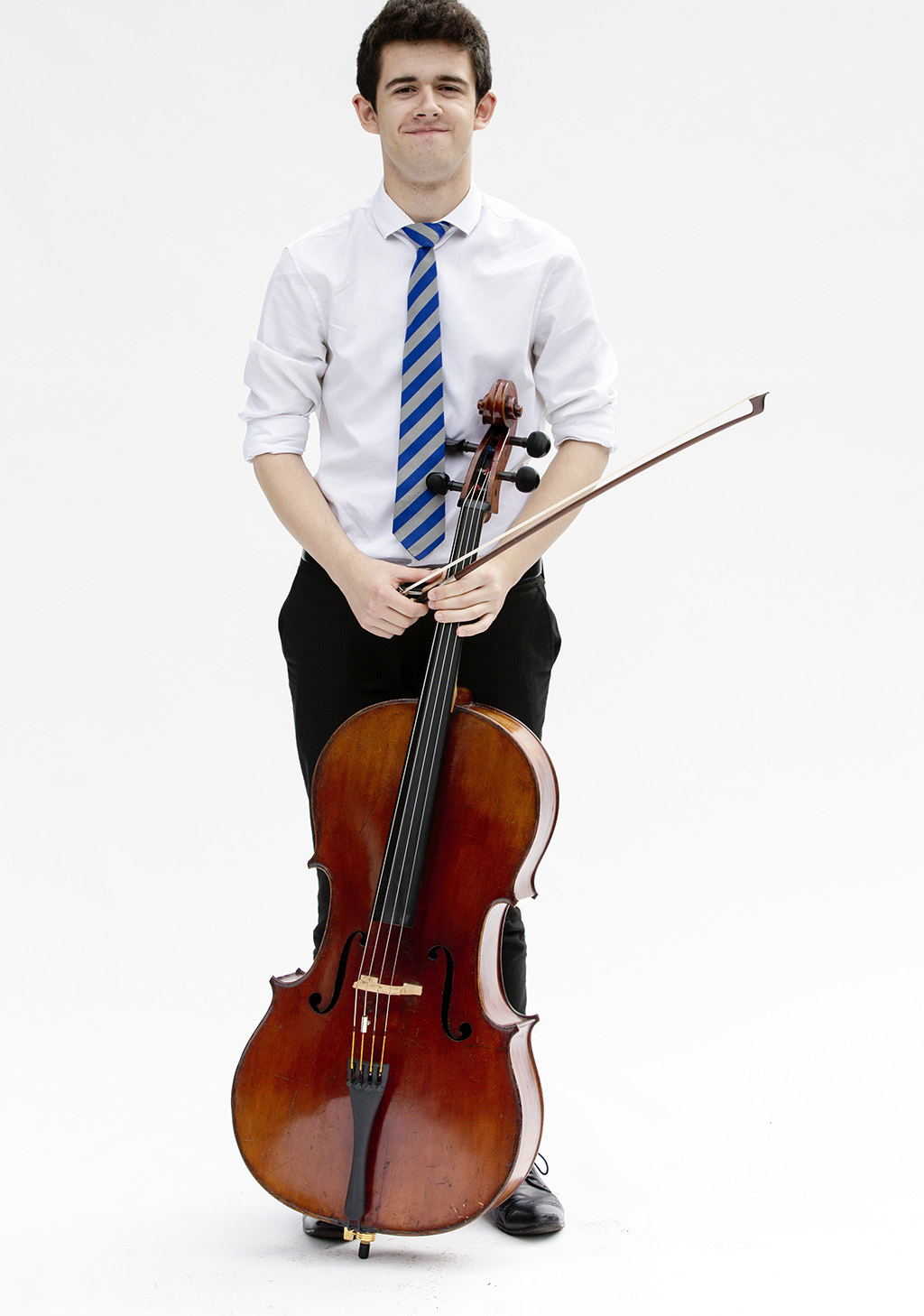 Talented cellist Hugh MacKay, from St Mary's Music School