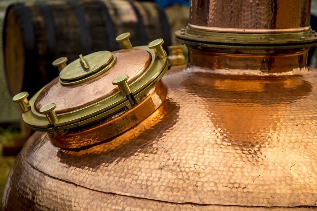 The stills are vital in whisky production