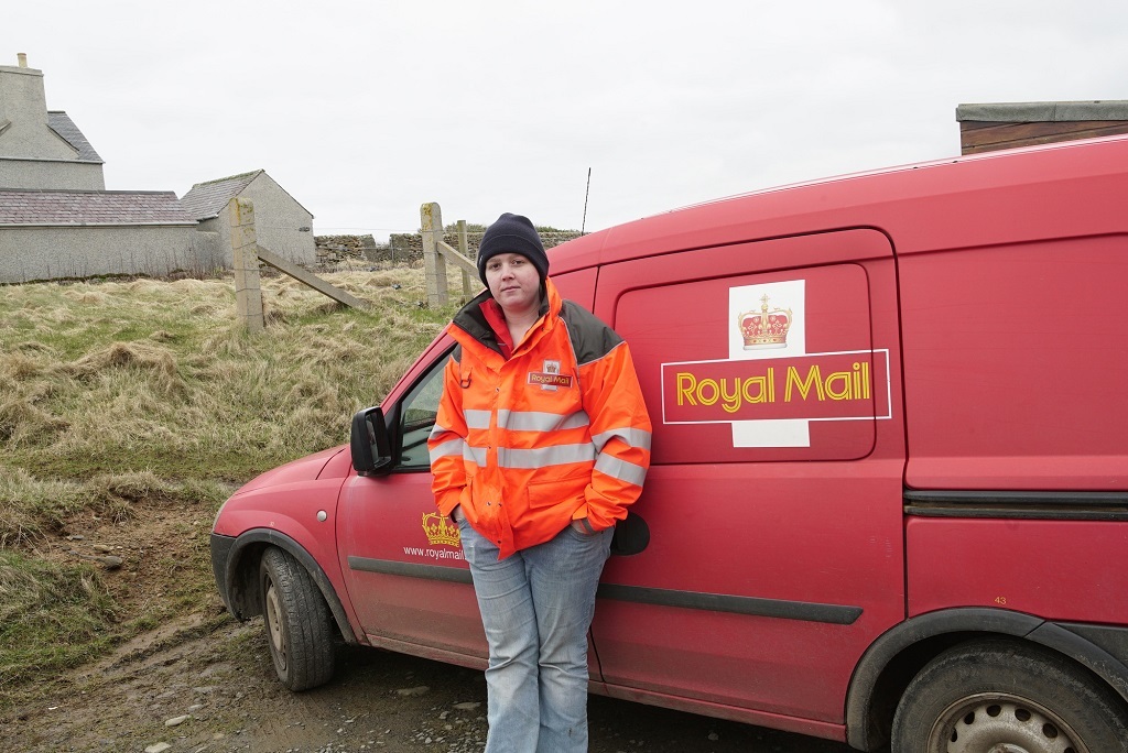 A job as a postal worker is just one of six that Sarah has 