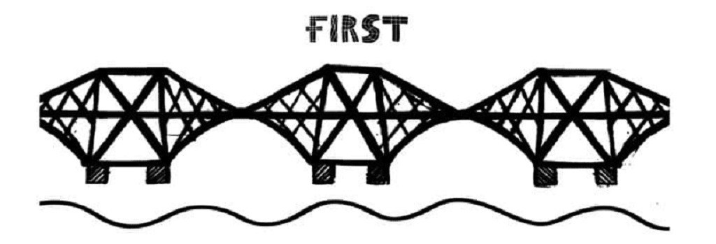 Artist Gillian Kyle's Forth Railway Bridge illustration