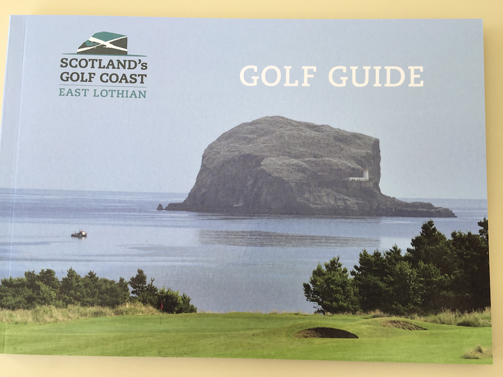 The cover to the Golf Coast booklet
