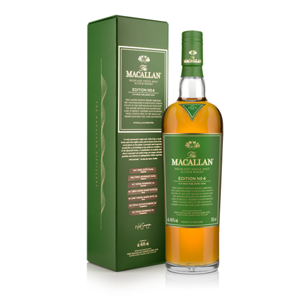 The presentation box for the Macallan Edition Series No.4