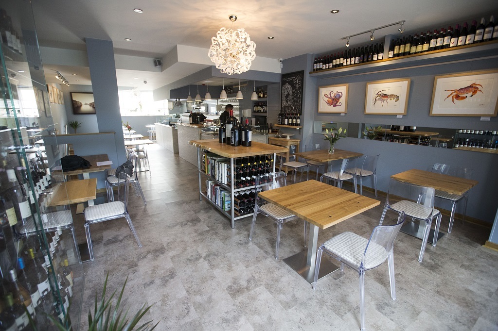 Inside the One20 Wine Café 