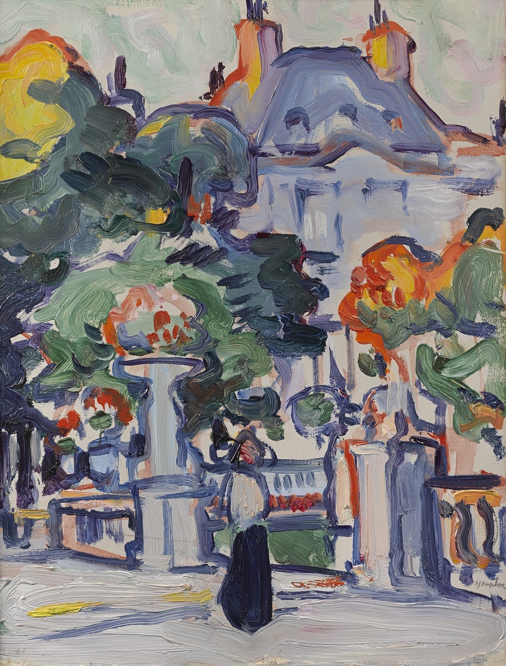 S.J. Peploe, Luxembourg Gardens, c. 1910