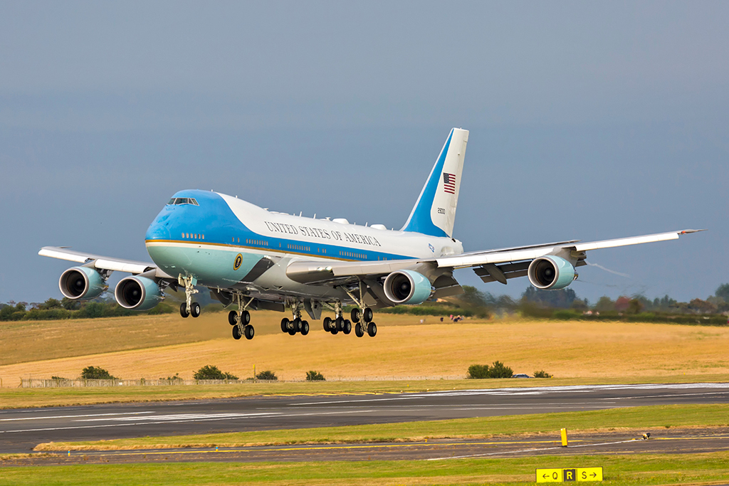 American President Donald Trump and First Lady Melania landed at Prestwick Airport last Friday