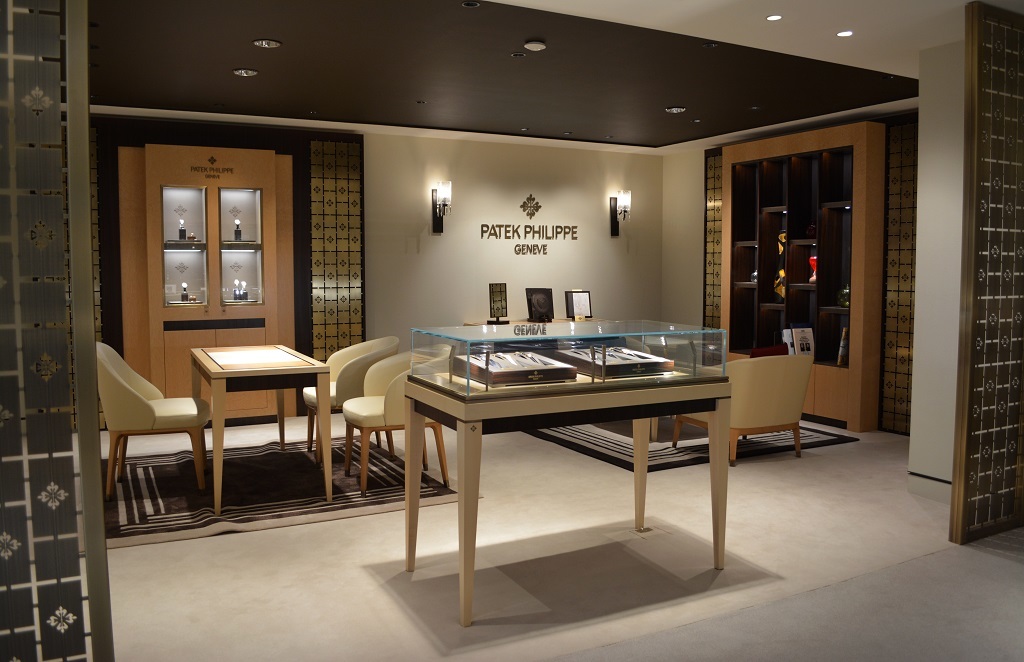 The exclusive new Patek Philippe area within Laings in Glasgow
